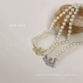 Shangjie oem Pearl Chain Collece Coker Choker Женщины ожерелье в медальон золотые ювелирные украшения женские ожерелья